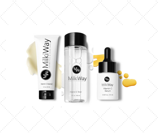 The Crowned Glow™ Collection - Vitamin C Skincare by Milki Way Cosmetics